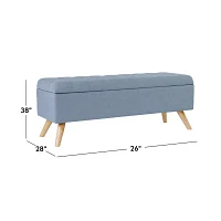 Homepop Storage Bench