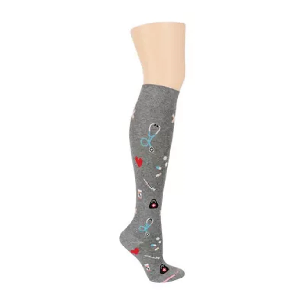 Dr.Motion Compression 1 Pair Knee High Socks Womens