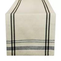 Design Imports French Stripe Table Runner