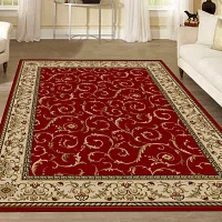 Como Scroll Traditional Oriental Indoor Rectangular Area Rug