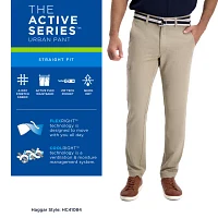 Haggar® Mens The Active Series Slim Fit Flat Front Urban Pant