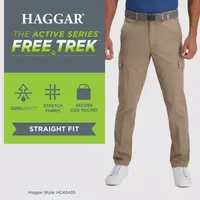 Haggar® Mens The Active Series Free Trek Straight Fit Cargo Pant