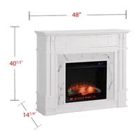 Hassan Media Electric Fireplace