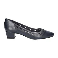 Easy Street Womens Giana Flat Heel Pumps