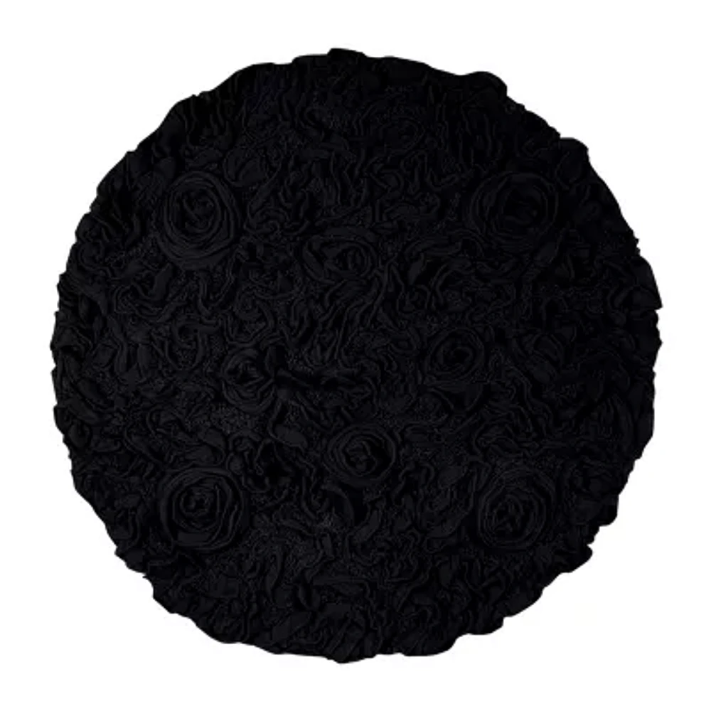 Home Weavers Inc Bellflower Inch Round Bath Rug