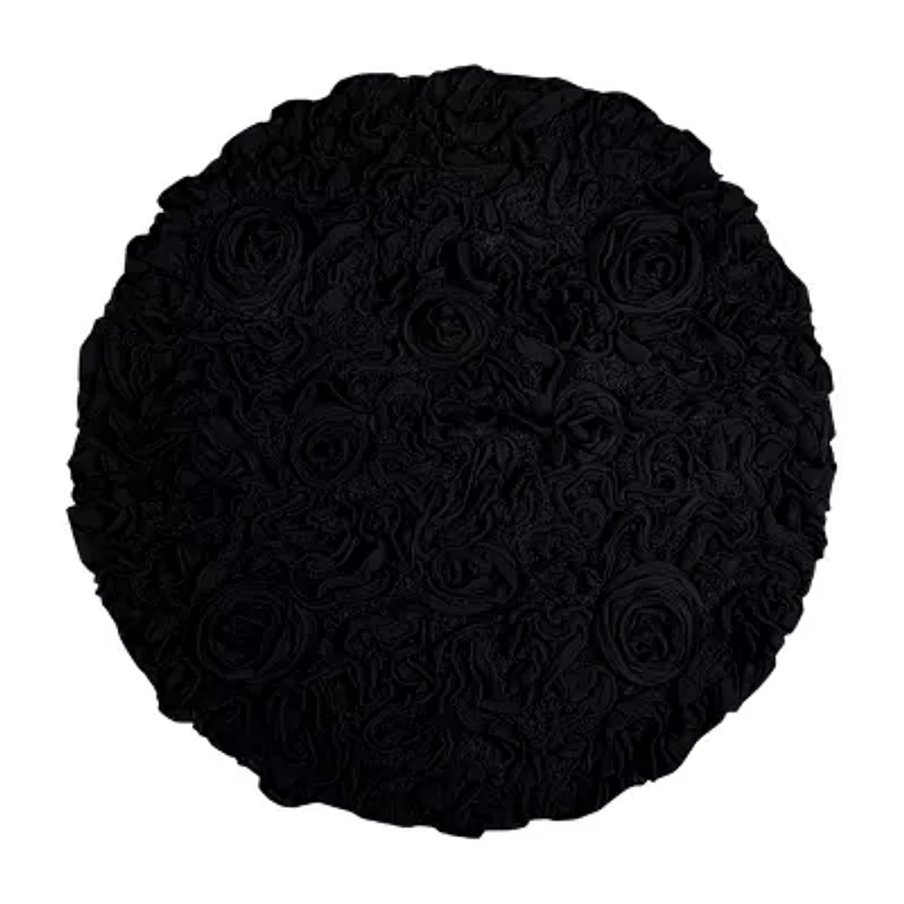 Home Weavers Inc Bellflower 22 Inch Round Bath Rug