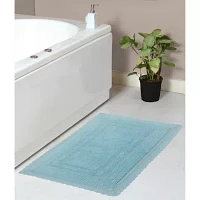 Home Weavers Inc Opulent Reversible 17X24 Inch Bath Rug