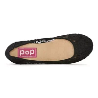 Pop Womens Mannor Ballet Flats