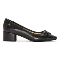 Liz Claiborne Womens Fredson Cap Closed Toe Flat Heel Pumps