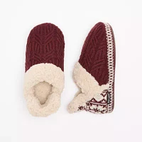 Muk Luks Magdalena Bootie Womens Slip-On Slippers