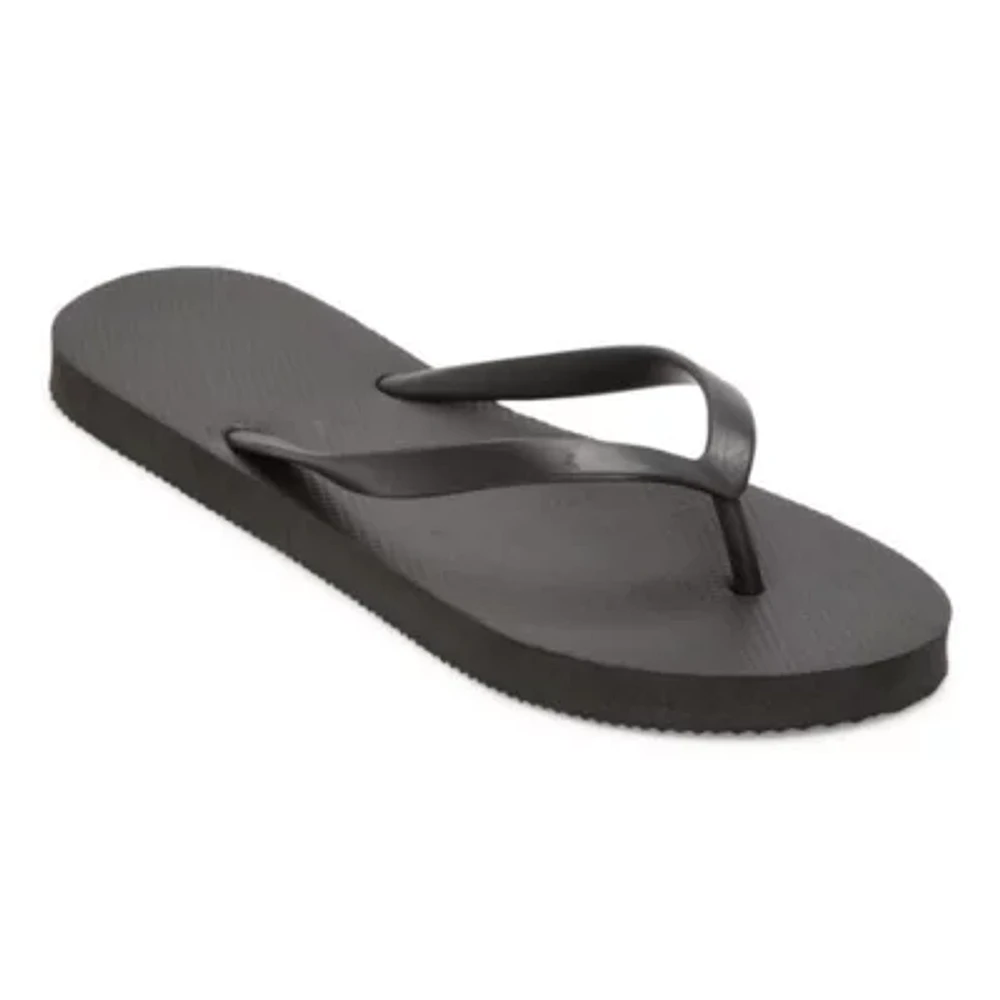 Mixit Womens Matte Solid Flip-Flops