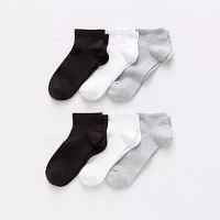 Mixit Cotton Modal 6 Pair Low Cut Socks Womens