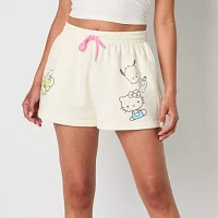 Hello Kitty And Friends Fleece Short Womens Mid Rise Pull-On Juniors