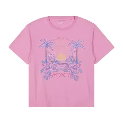 Roxy Big Girls Crew Neck Short Sleeve Graphic T-Shirt