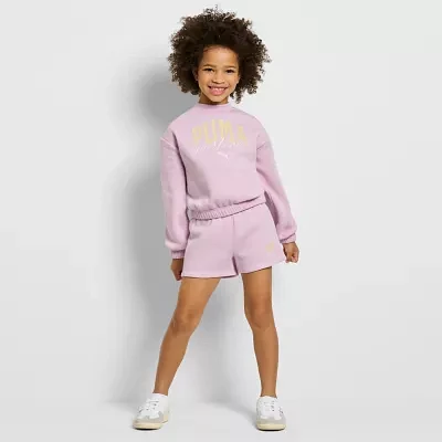 PUMA Little Girls 2-pc. Short Set