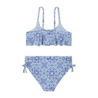 Roxy Big Girls Fresco Tile Bikini Set