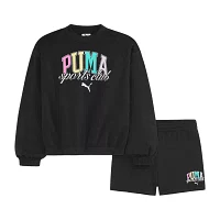 PUMA Big Girls 2-pc. Short Set