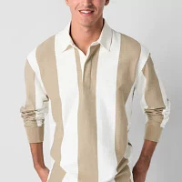 Arizona Mens Long Sleeve Rugby Polo