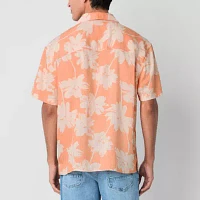 Arizona Mens Short Sleeve Camp Shirt