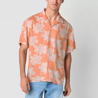 Arizona Mens Short Sleeve Camp Shirt