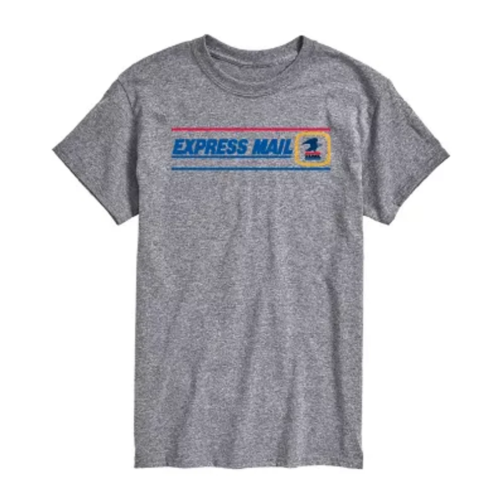 Mens Short Sleeve USPS Graphic T-Shirt