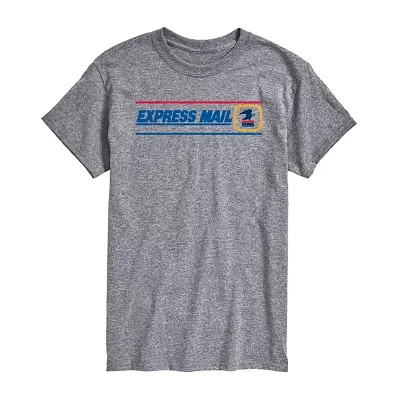 Mens Short Sleeve USPS Graphic T-Shirt