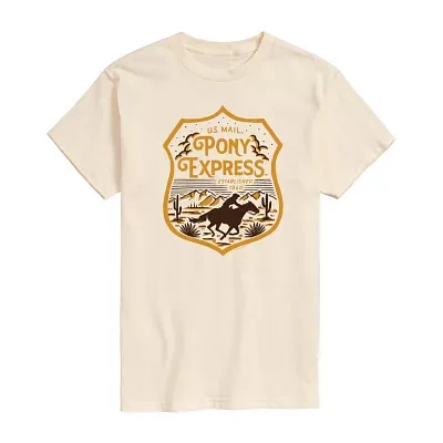 Mens Short Sleeve USPS Graphic T-Shirt