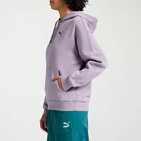 PUMA Womens All Dressed Up Fleece Hoodie