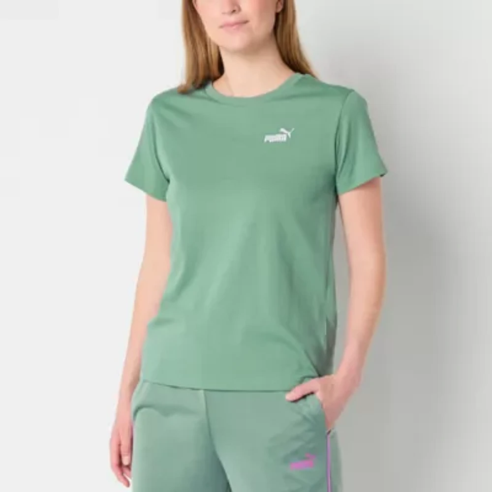 PUMA Womens Crew Neck Short Sleeve T-Shirt