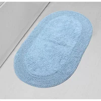 Home Weavers Inc Double Ruffle Quick Dry 24X40 Inch Bath Rug