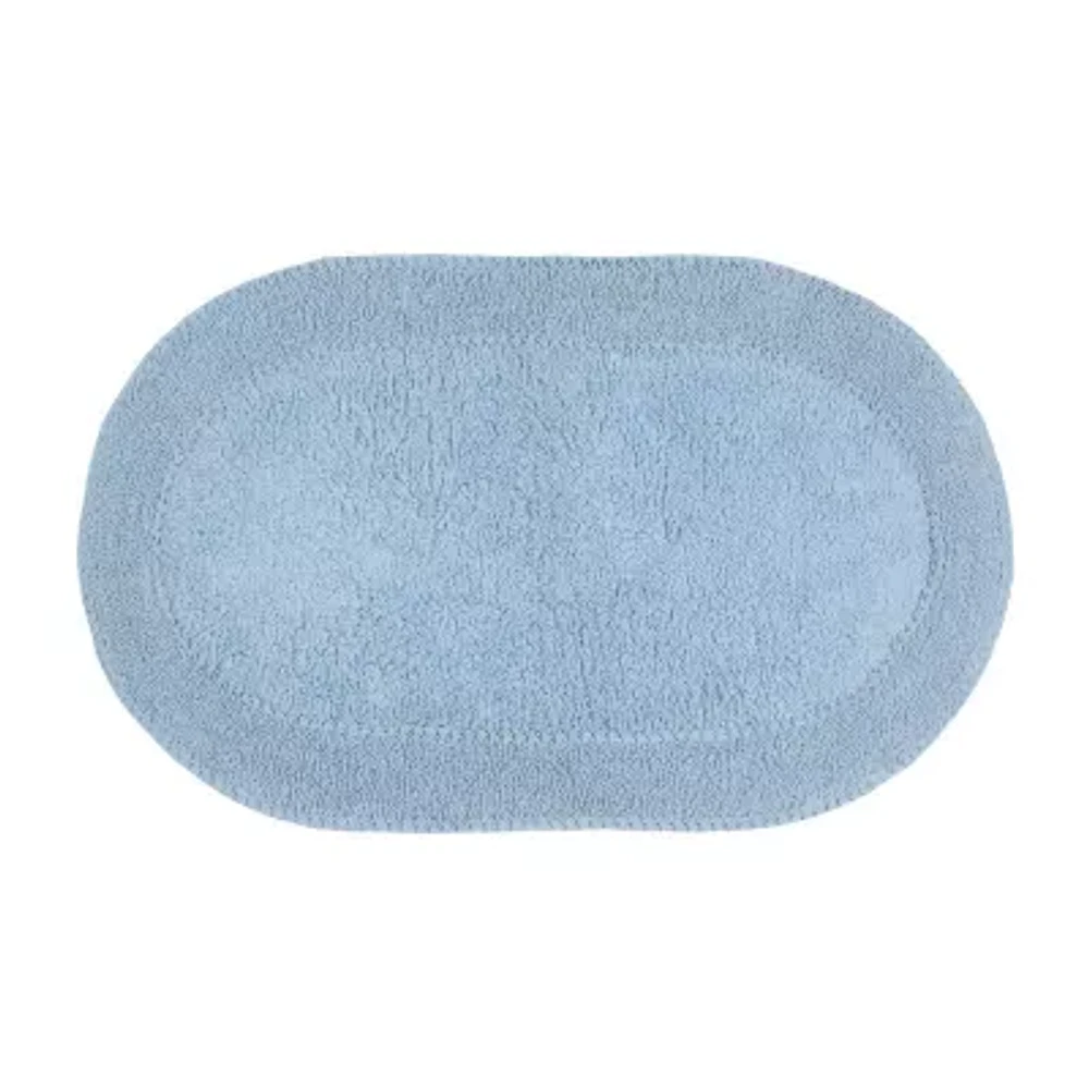 Home Weavers Inc Double Ruffle Quick Dry 24X40 Inch Bath Rug