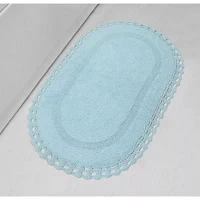 Home Weavers Inc Hampton Crochet Reversible 24X40 Inch Bath Rug