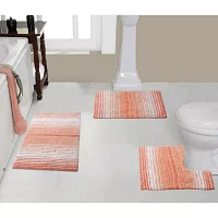 Home Weavers Inc Gradation 3-pc. Quick Dry Bath Rug Set