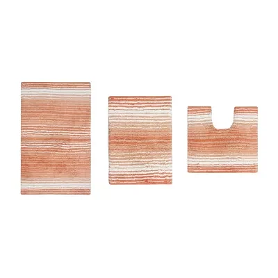 Home Weavers Inc Gradation 3-pc. Quick Dry Bath Rug Set
