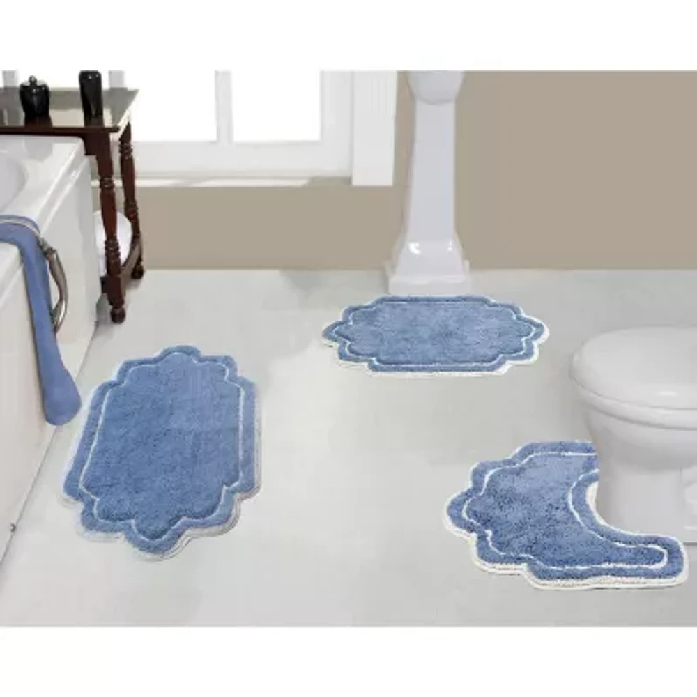 Home Weavers Inc Allure 3-pc. Quick Dry Bath Rug Set