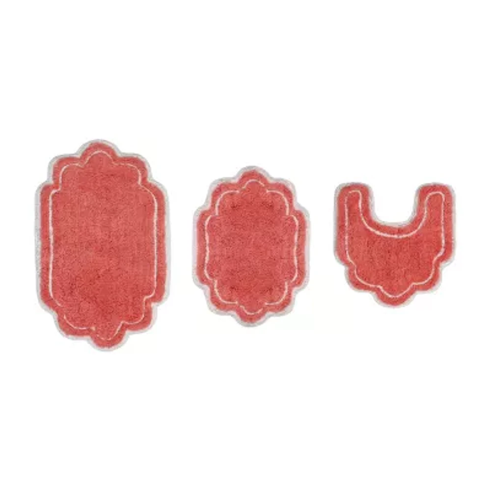 Home Weavers Inc Allure 3-pc. Quick Dry Bath Rug Set