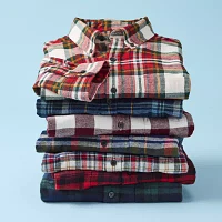 St. John's Bay Mens Classic Fit Long Sleeve Flannel Shirt