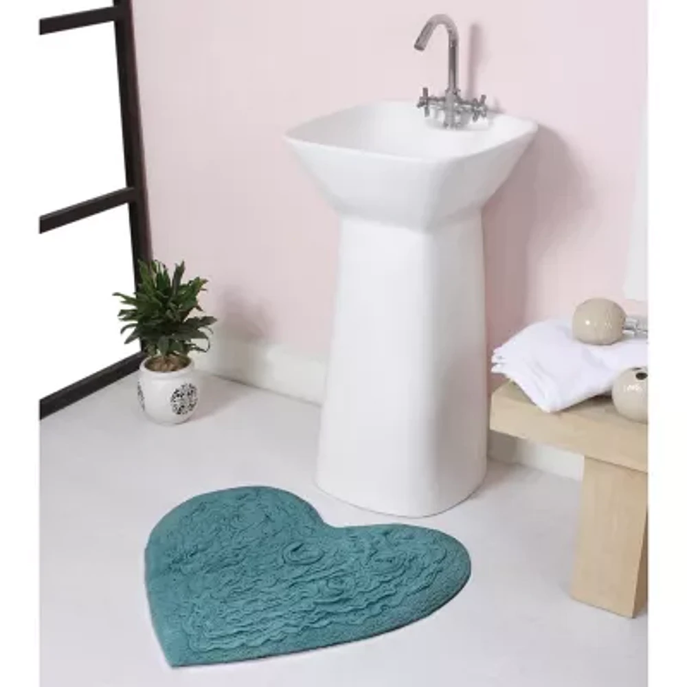 Home Weavers Inc Modesto Heart Bath Rug