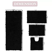 Home Weavers Inc Bellflower 4-pc. Quick Dry Bath Rug Set