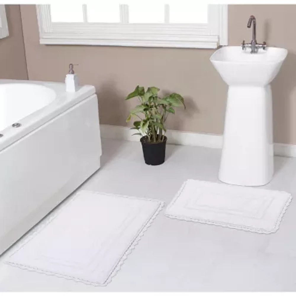 Home Weavers Inc Casual Elegence -pc. Reversible Bath Rug Set