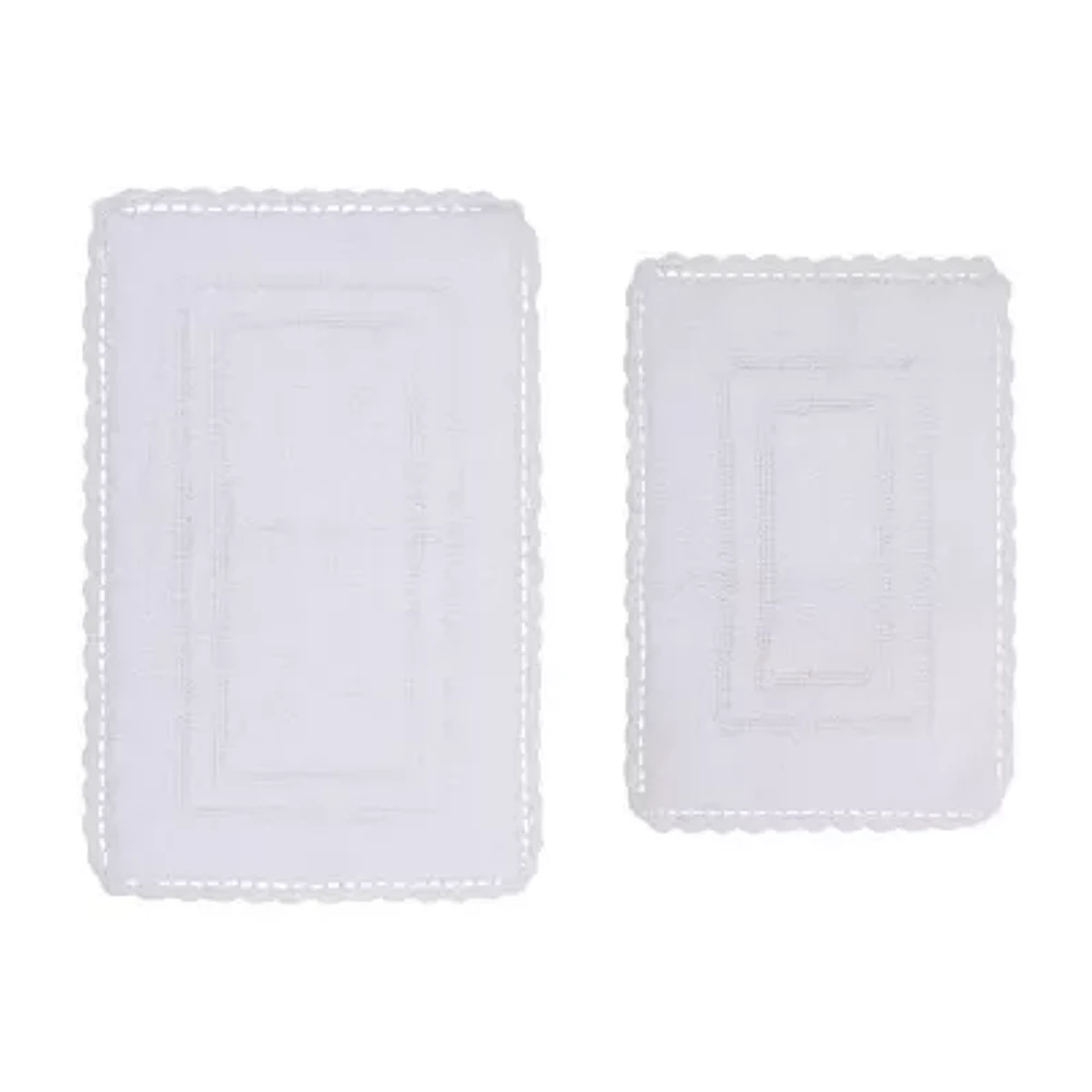 Home Weavers Inc Casual Elegence -pc. Reversible Bath Rug Set