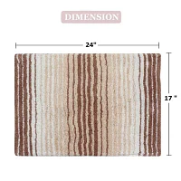 Home Weavers Inc Gradation Quick Dry 17X24 Inch Bath Rug