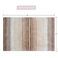 Home Weavers Inc Gradation Quick Dry 24X40 Inch Bath Rug