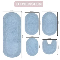 Home Weavers Inc Double Ruffle 5-pc. Quick Dry Bath Rug Set