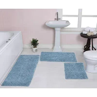 Home Weavers Inc Fantasia -pc. Quick Dry Bath Rug Set