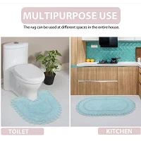 Home Weavers Inc Hampton Crochet -pc. Reversible Bath Rug Set