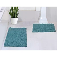 Home Weavers Inc Modesto -pc. Quick Dry Bath Rug Set