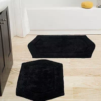 Home Weavers Inc Waterford -pc. Quick Dry Bath Rug Set