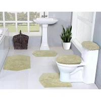 Home Weavers Inc Waterford -pc. Quick Dry Bath Rug Set