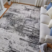 Weave And Wander Alexander Modern Abstract Indoor Rectangular Area Rug